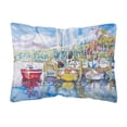 thumbnail image 1 of Carolines Treasures JMK1063PW1216 Paradise Yacht Club Sailboats Canvas Fabric Decorative Pillow  12H x16W multicolor, 1 of 3