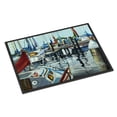 thumbnail image 1 of Carolines Treasures JMK1065JMAT Orange Sail Sailboats Door Mat Indoor Rug or Outdoor Welcome Mat 24x36 Doormat  24H X, 1 of 4