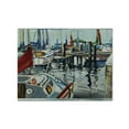 thumbnail image 1 of Carolines Treasures JMK1065PLMT Orange Sail Sailboats Fabric Placemat, Multicolor, 1 of 1