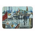 thumbnail image 1 of Carolines Treasures Orange Sail Sailboats Floor Mat, 19" x 27", Multicolor, 1 of 2