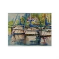 thumbnail image 1 of Carolines Treasures JMK1071PLMT Safe Harbour Sailboats Fabric Placemat, Multicolor, 1 of 1