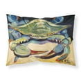 thumbnail image 1 of Carolines Treasures JMK1093PILLOWCASE Blue Crab Fabric Standard Pillowcase Standard multicolor, 1 of 2