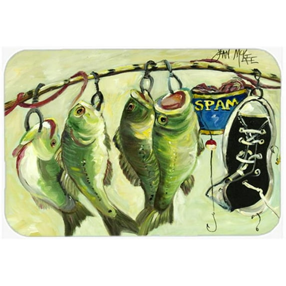 Carolines Treasures JMK1113MP Recession Food Fish Caught With Spam Mouse Pad- Hot Pad & Trivet