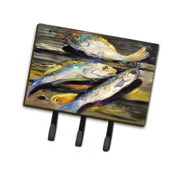 Carolines Treasures JMK1116TH68 Fish on the Dock Leash or Key Holder Triple multicolor