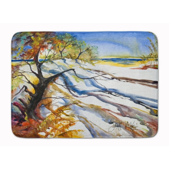 Carolines Treasures JMK1124RUG Sand Dune Machine Washable Memory Foam Mat 19 X 27" multicolor