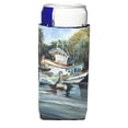 thumbnail image 1 of Carolines Treasures JMK1152MUK Shrimpers Cove and Shrimp Boats Ultra Beverage Insulators for slim cans  Slim Can, 1 of 2