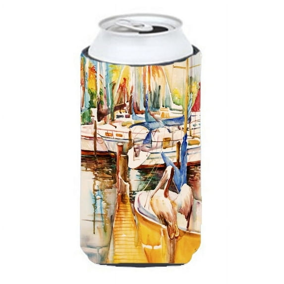 Carolines Treasures JMK1160TBC Sailboats and Pelicans Tall Boy Beverage Insulator Hugger Tall Boy multicolor
