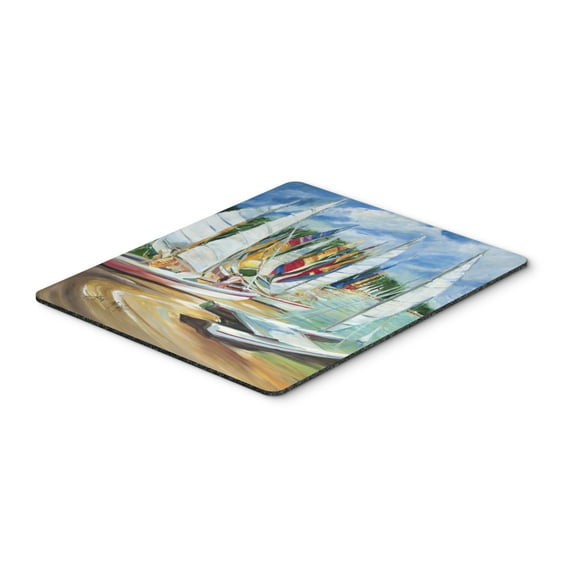 Carolines Treasures JMK1162MP Eastern Shore Sailboats Mouse Pad Hot Pad or Trivet Large multicolor
