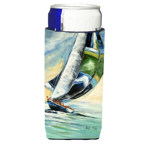 Carolines Treasures JMK1163MUK Cruising the Coast Sailboats Ultra Beverage Insulators for slim cans  Slim Can multicolor