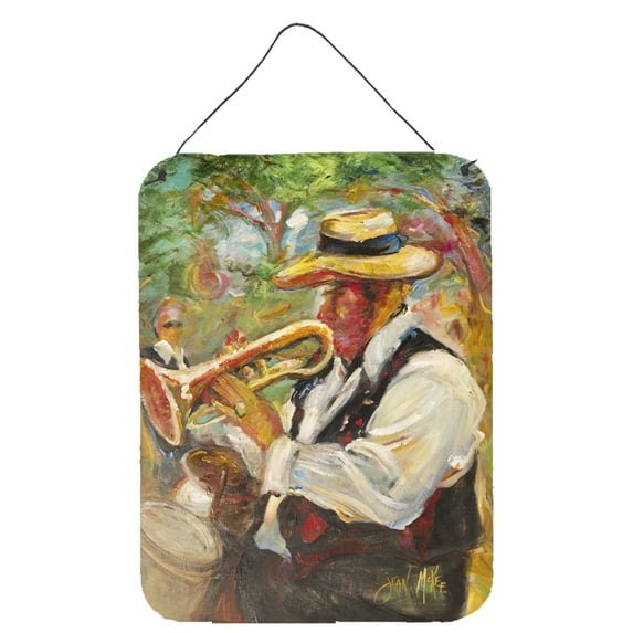 Carolines Treasures JMK1185DS1216 Jazz Trumpet Wall or Door Hanging Prints 12x16 multicolor