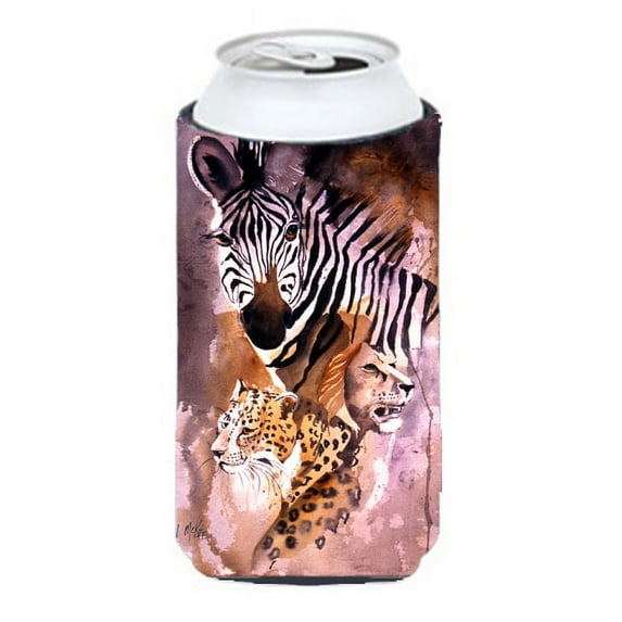 Carolines Treasures JMK1194TBC Cheetah Lion and Zebra Tall Boy Beverage Insulator Hugger Tall Boy multicolor
