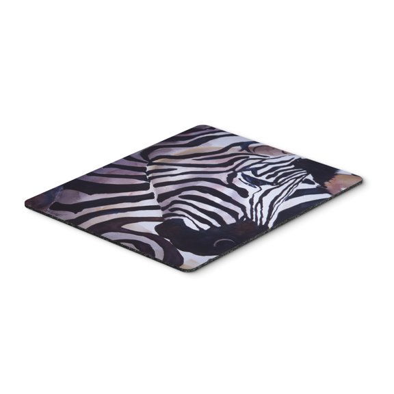 Carolines Treasures JMK1198MP Zebra Head Mouse Pad Hot Pad or Trivet Large multicolor
