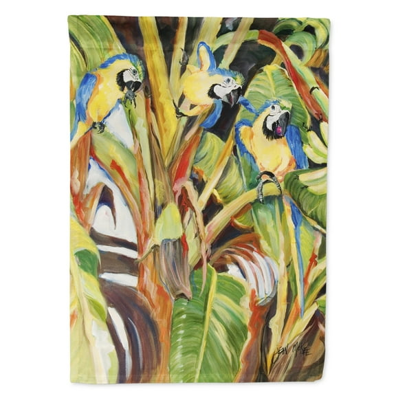 Carolines Treasures JMK1203CHF Parrots Flag Canvas House Size Large multicolor