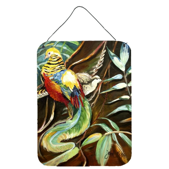 Carolines Treasures JMK1204DS1216 Mandarin Pheasant Wall or Door Hanging Prints 12x16 multicolor