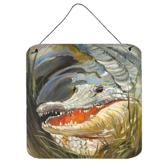 Carolines Treasures JMK1208DS66 Alligator Wall or Door Hanging Prints 6x6 multicolor