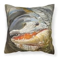 thumbnail image 1 of Alligator Fabric Decorative Pillow, 1 of 4