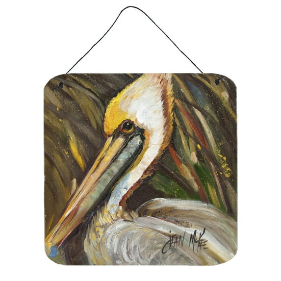 Carolines Treasures JMK1217DS66 Pelican lookin East Wall or Door Hanging Prints 6x6 multicolor