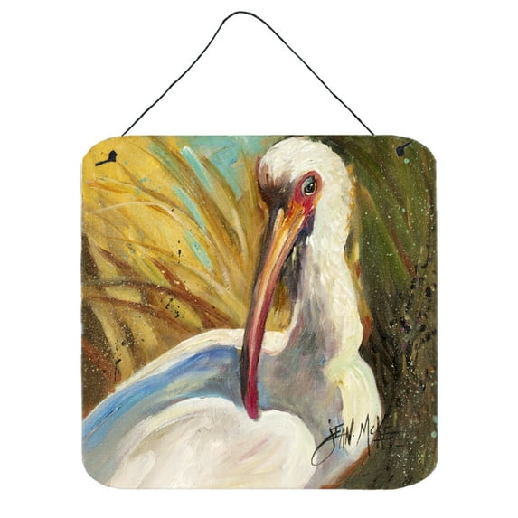 Carolines Treasures JMK1222DS66 White Ibis Wall or Door Hanging Prints 6x6 multicolor