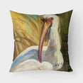 thumbnail image 1 of Carolines Treasures JMK1222PW1818 White Ibis Canvas Fabric Decorative Pillow  18H x18W multicolor, 1 of 2