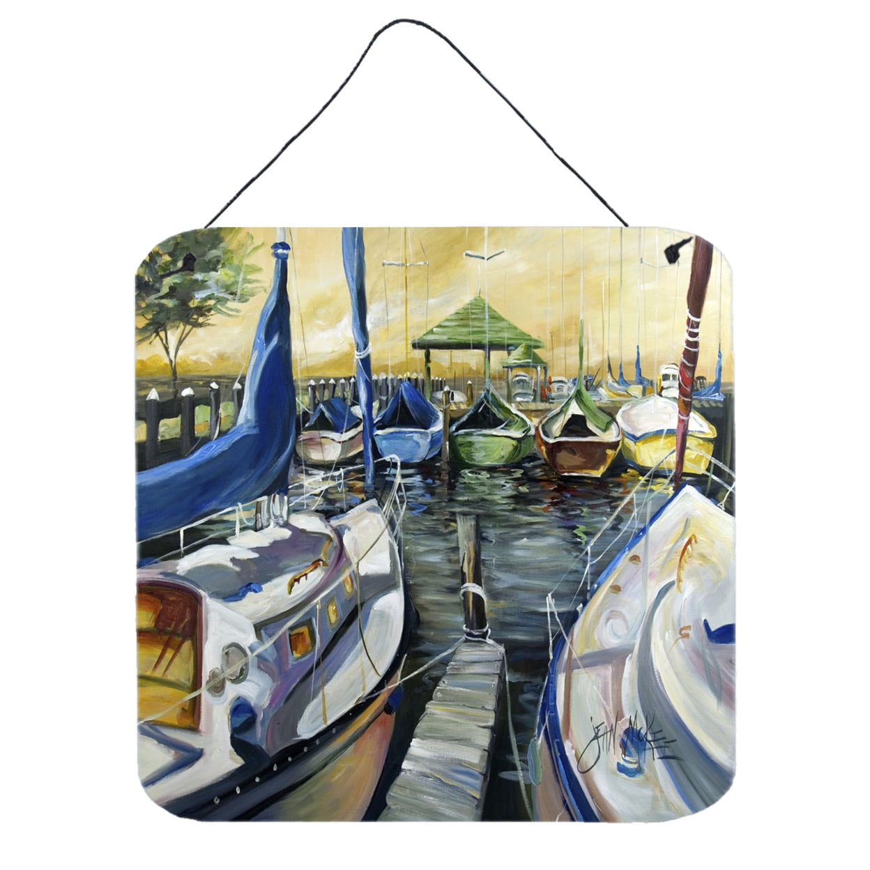 Carolines Treasures JMK1231DS66 Seven Boats Sailboats Wall or Door