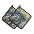thumbnail image 1 of Carolines Treasures JMK1231PTHD Seven Boats Sailboats Pair of Pot Holders , 7.5HX7.5W, multicolor, 1 of 3