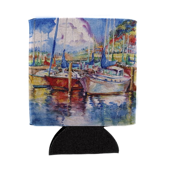 Carolines Treasures JMK1247CC Tree Boats Sailboats Can & Bottle Hugger