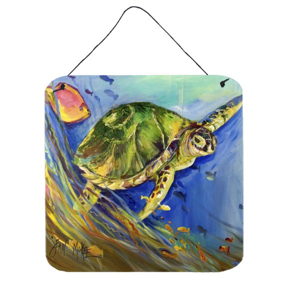 Carolines Treasures JMK1262DS66 Loggerhead Sea Turtle Wall or Door Hanging Prints 6HX6W multicolor