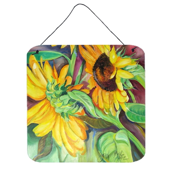 Carolines Treasures JMK1267DS66 Sunflowers Wall or Door Hanging Prints 6HX6W multicolor