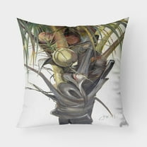 Carolines Treasures JMK1279PW1818 Coconut Tree Top Canvas Fabric Decorative Pillow 18H x18W multicolor