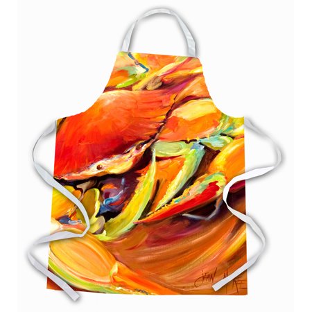 Carolines Treasures JMK1294APRON Spice Crab Apron Large multicolor
