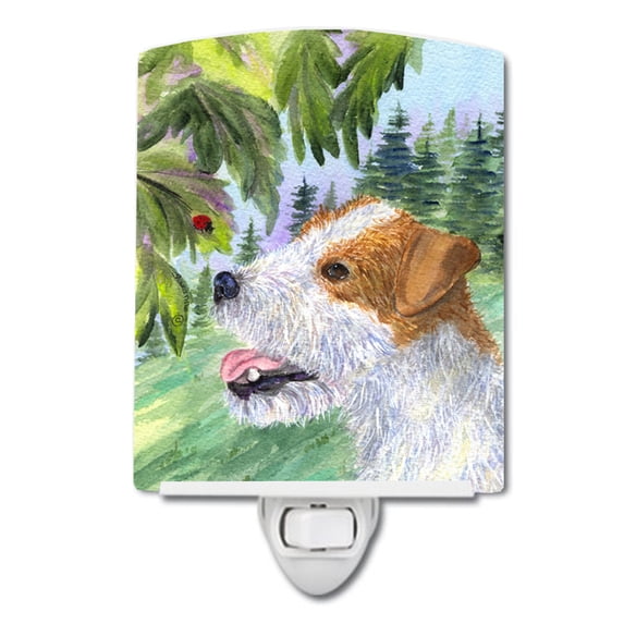 Carolines Treasures Jack Russell Terrier Ceramic Night Light 6x4x3 multicolor