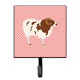 thumbnail image 1 of Carolines Treasures BB7975SH4 Jacob Sheep Pink Check Leash or Key Holder, 1 of 1