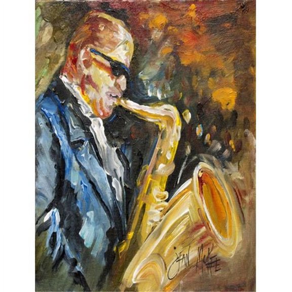 Carolines Treasures Jazz Saxophone Flag Canvas House Size