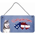 thumbnail image 1 of Carolines Treasures KJ1231DS612 Woof if you love America Alaskan Malamute Wall or Door Hanging Prints 6HX12W multicolor, 1 of 1