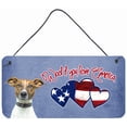 thumbnail image 1 of Carolines Treasures KJ1232DS612 Woof if you love America Jack Russell Terrier Wall or Door Hanging Prints 6HX12W, 1 of 1