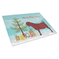 thumbnail image 1 of Carolines Treasures Kalahari Red Goat Christmas Glass Cutting Board Large Teal 12H x 16W multicolor, 1 of 2