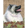 thumbnail image 1 of Carolines Treasures  Keeshond House Size Canvas Flag - 28 x 40 in., 1 of 1