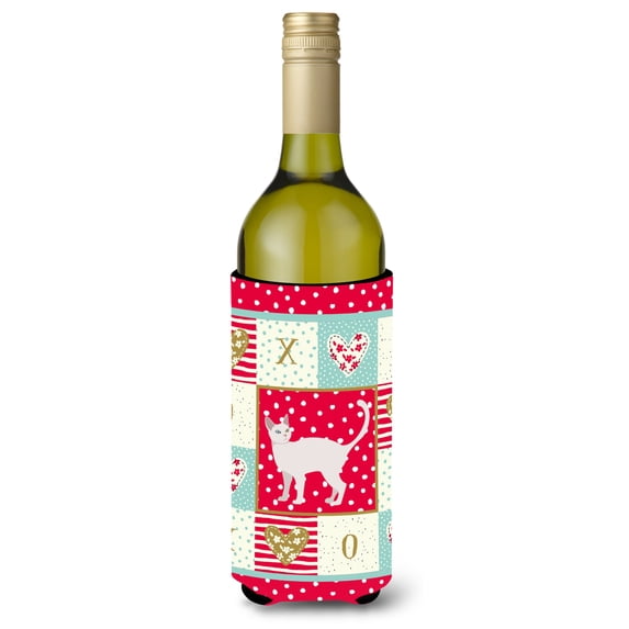 Khao Manee #2 Cat Love Wine Bottle Hugger CK5629LITERK