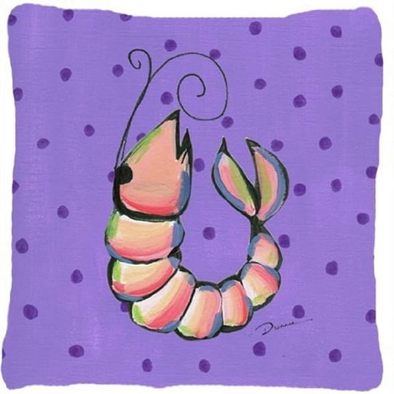 Carolines Treasures LD6123PW1414 14 x 14 in. Shrimp Decorative Fabric Pillow