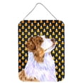 thumbnail image 1 of Carolines Treasures LH9059DS1216 Australian Shepherd Candy Corn Halloween Portrait Wall or Door Hanging Prints 12WX16H, 1 of 2