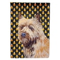 thumbnail image 1 of Carolines Treasures LH9061-FLAG-PARENT Cairn Terrier Candy Corn Halloween Portrait Flag  multicolor, 1 of 2