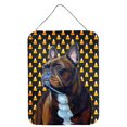 thumbnail image 1 of Carolines Treasures LH9081DS1216 French Bulldog Candy Corn Halloween Portrait Wall or Door Hanging Prints 12WX16H, 1 of 2