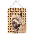 thumbnail image 1 of Carolines Treasures LH9095DS1216 Cairn Terrier Fall Leaves Portrait Wall or Door Hanging Prints 12WX16H multicolor, 1 of 2
