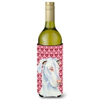 Carolines Treasures LH9131LITERK Great Dane Hearts Love and Valentines Day Portrait Wine Bottle Hugger Wine Bottle