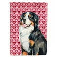 thumbnail image 1 of Carolines Treasures LH9154-FLAG-PARENT Bernese Mountain Dog Hearts Love and Valentines Day Portrait Flag  multicolor, 1 of 2