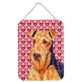 thumbnail image 1 of Carolines Treasures LH9156DS1216 Airedale Hearts Love and Valentines Day Portrait Wall or Door Hanging Prints 12WX16H, 1 of 2