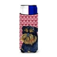 thumbnail image 1 of Carolines Treasures LH9163MUK Brussels Griffon Hearts Love and Valentines Day Portrait Ultra Hugger for slim cans Slim, 1 of 6