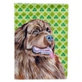thumbnail image 1 of Carolines Treasures LH9174-FLAG-PARENT Newfoundland St. Patricks Day Shamrock Portrait Flag  multicolor, 1 of 1