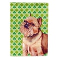 thumbnail image 1 of Carolines Treasures LH9179-FLAG-PARENT Brussels Griffon St. Patricks Day Shamrock Portrait Flag  multicolor, 1 of 2