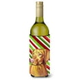 thumbnail image 1 of Carolines Treasures LH9235LITERK Vizsla Candy Cane Holiday Christmas Wine Bottle Hugger Wine Bottle multicolor, 1 of 1